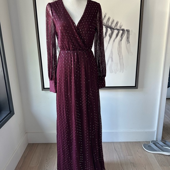 Baltic Born Dresses & Skirts - Baltic Born Deep Burgundy Long Sleeve Dress